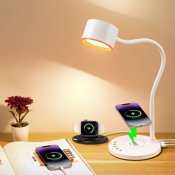 Desk Lamp with USB Charging